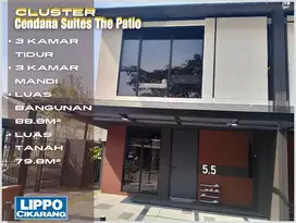 Rumah 2lt Di Cikarang 3kt, 4km Cendana Suite Patio Lippo Cikarang