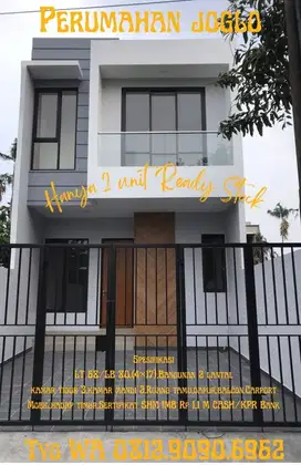 Rumah 2 lantai perumahan joglo
