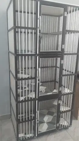 Kandang kucing 3 lantai