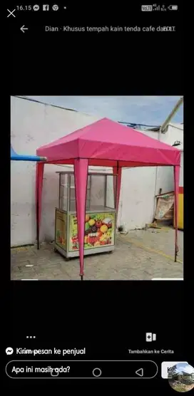Tenda kafe dan tenda payung (bs antr skitr medan)