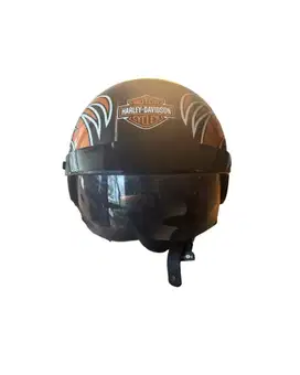 Helm half face Harley Davidson ORI