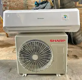ac sharp 1pk type bey ,sama pasang
