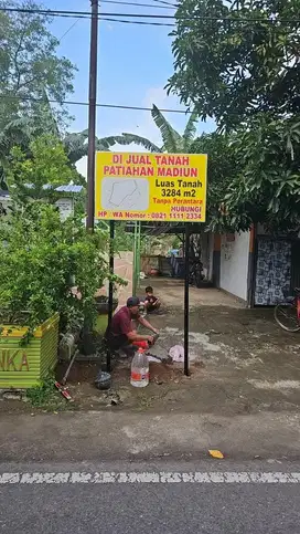DI JUAL SEGERA TANAH DARAT PATIAHAN MADIUN SHGB