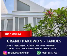Grand Pakuwon 2 Lantai ‼️ Jual Rumah Dekat Margomulyo  Tandes