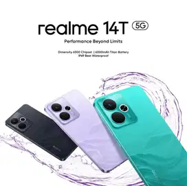 REALME 14T 5G. Super amoled.tahan air ip 68/69. Suport by pass chargin