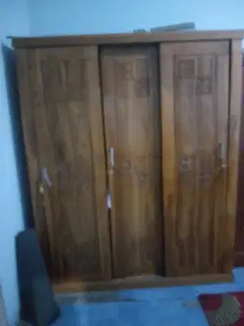 lemari pakaian jati 3 pintu
