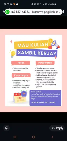 Asisten Tentor Matematika
