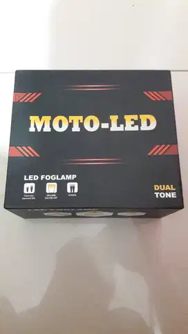 Moto LED Foglamp kondisi baru, beli tidak jadi pakai