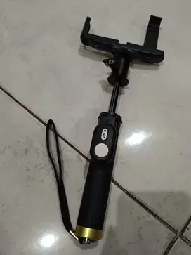 Tongsis Monopod Xiaomi YI + Remote Shutter Bluetooth, Phone Holder Ori
