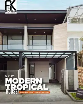 Rumah Kawasan Kupang Baru dan Kupang Jaya MEWAH MODERN TROPICAL