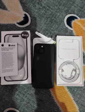 iPhone 15 128 SA/A GDN BLIBLI Garansi Panjang Like New Istimewa No Min