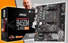 Di jual cepat Motherboard B450M-A Pro Max MSI