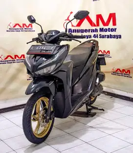 Honda Vario 150 keyless Tahun 2021 warna hitam doff