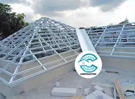 rangka atap kokok dan kuat baja ringan terpasang murah