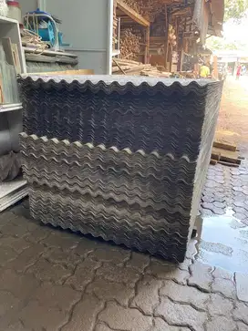 Asbes gelombang kecil kualitas bagus kondisi bekas