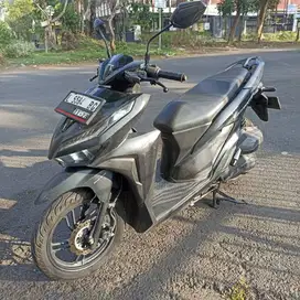 Honda Vario 2018 Keyless, warna hitam, tangan ke-1, pajak panjang 2028