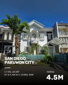 Rumah San Diego Pakuwon City STRATEGIS LANGKA