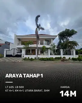 Rumah Araya Tahap 1 BOULEVARD MINIMALIS SIAP HUNI MURAH