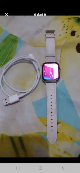 Jam Huawei Fit 3 White Leather (NFC)