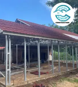 rumah partisi baja ringan terpasang murah