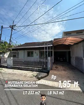 Rumah strategis di Kutisari Indah Selatan, Surabaya Selatan