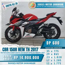 DI JUAL HONDA CBR 150R NEW TH 2017 , CASH KREDIT ATAU TUKAR TAMBAH