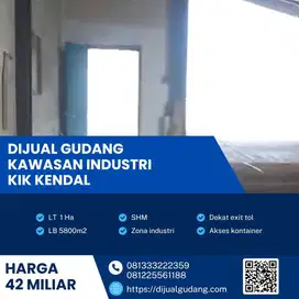 Gudang jual lokasi Kendal luas 1 Ha sangat strategis
