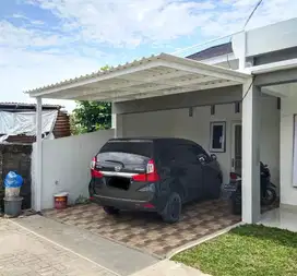 kanopi garasi besi hollow terpasang murah