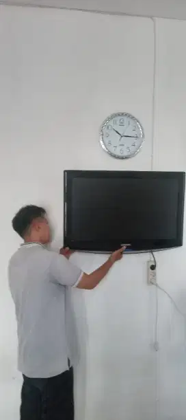 Braket +pasang atau pasang saja jika sudah ada bracket breket led tv