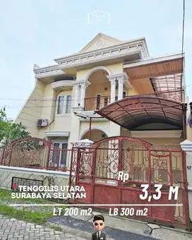 RUMAH 2 LANTAI FULL RENOV, SIAP HUNI TENGGILIS UTARA