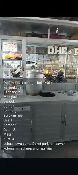 Jual Grobak Mie ayam bakso