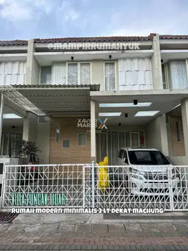 Rumah modern 2 lantai di villa puncak tidar Malang