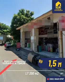 Ruko Surabaya  Nol Jalan Pandugo