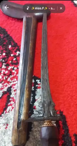 Keris Pusaka Omyang Jimbe tannguh sepuh.