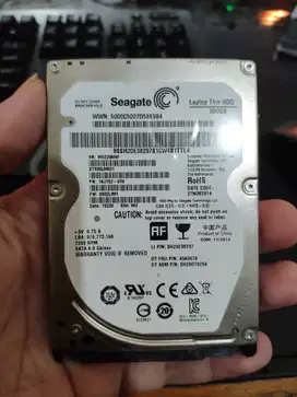 HDD Laptop 500GB Seagate WD HGST SATA 2.5 Hardisk Hard Disk Drive