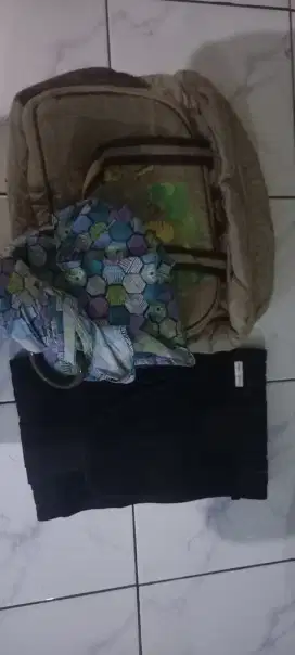 Tas bayi dn gendongan sling cuddlee me second.dn korset mamachoice new