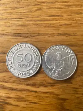 Koin 50 sen tahun 1958