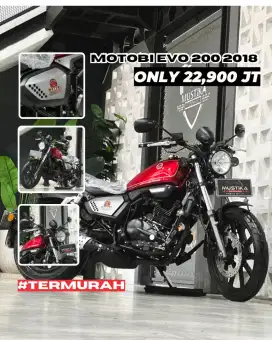 Benelli ‼️Motobi Evo 200 2018‼️Odo 14rb. Like new. Danny Mustika Motor