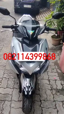 Dijual Aerox ABS Keyless 2021 Silver pajak hidup