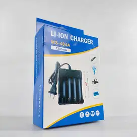 Cas Charger Batre Baterai Li-Ion 18650 Battery Lithium 16650 4-slot OK