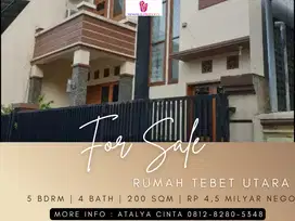 Dijual Rumah Tebet Utara Semi Furnished SHM