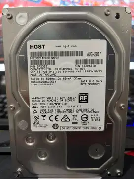HDD Internal HGST Sata 6TB 7200Rpm