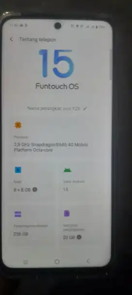 Vivo Y29 ram8/256gb