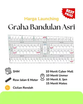 Tanah Murah 12 Menit Kampus UNMER