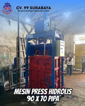 Mesin Press Hidrolis 90x70 Botol PET,