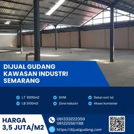 Gudang lokasi Semarang luas 8200m sangat strategis dan harga Murah