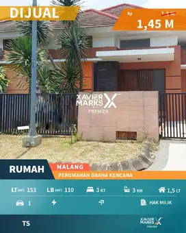 e054 Rumah Dekat Exit Tol dan selangkah dari Hawaii Waterpark Malang