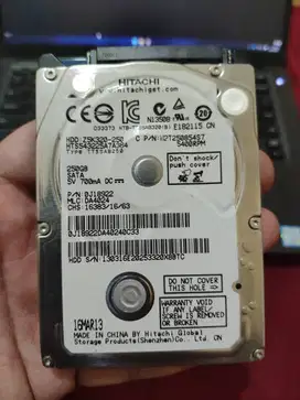 HDD Laptop 250GB Hitachi SATA 2.5 Hardisk Hard Disk Drive Harddisk PS
