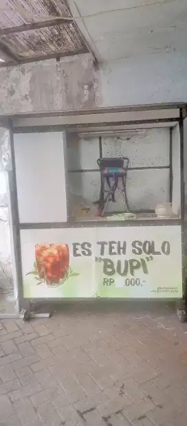 Booth ayam goreng crispy/es teh/kopi,dll