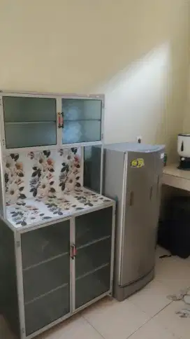 Rak piring aluminum 2 pintu